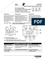 Motor Logic™ Solid-State Overload Relay Relevador de Sobrecarga de Estado Sólido Motor Logic™ Relais de Surcharge Transistorisé Motor Logic