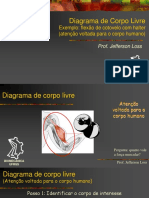 Diagrama de Corpo Livre - Slides 7-8 (Exemplo Flexao Cotovelo Com Halter - Atencao No Corpo Humano)