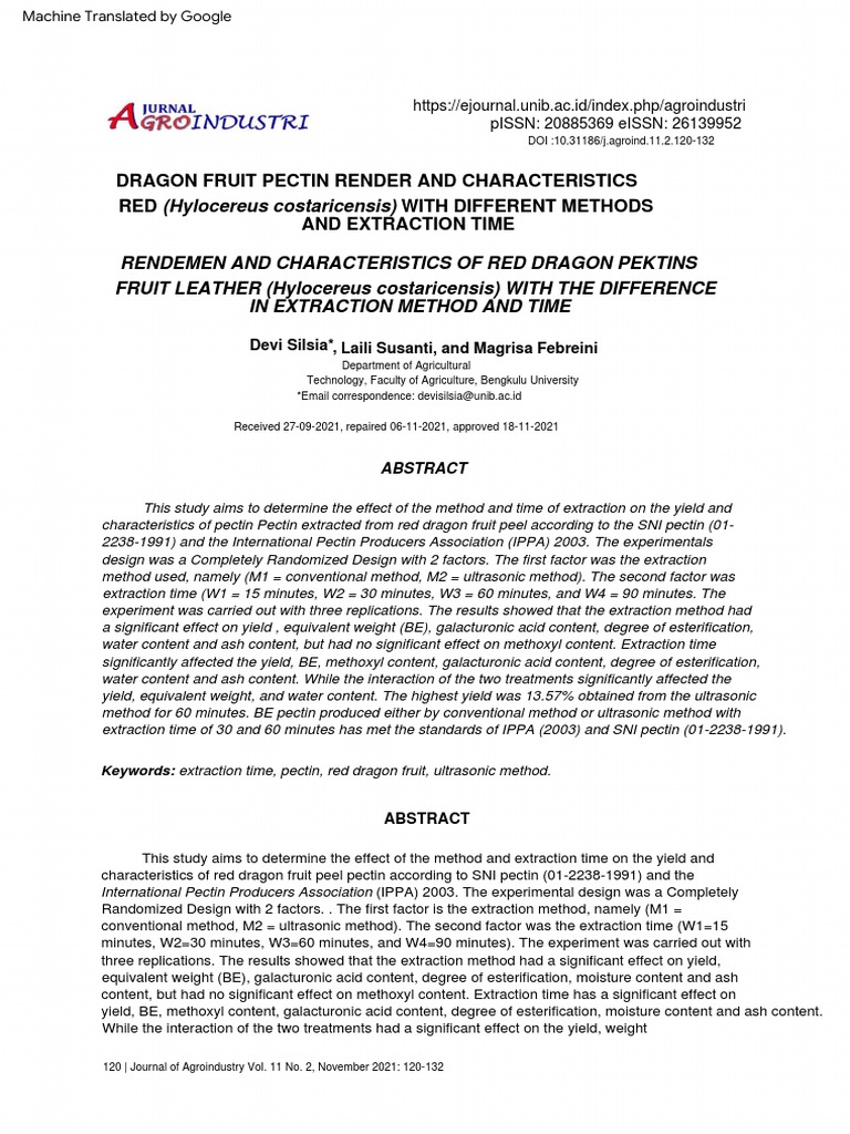 RED (Hylocereus Costaricensis) WITH DIFFERENT METHODS Dragon Fruit