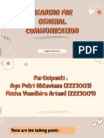 Reading For General Communication PDF
