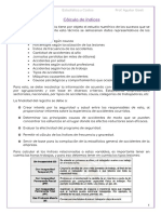 Índices de frecuencia y gravedad de accidentes laborales