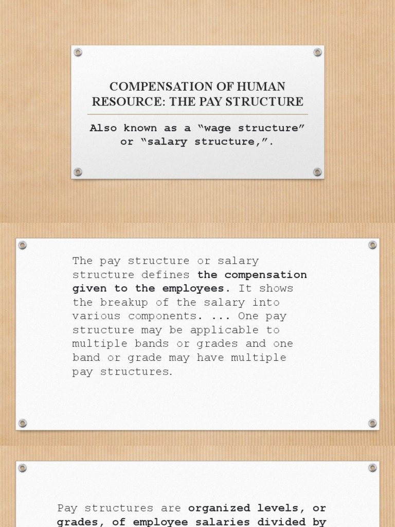 Understanding Pay Structures in HR | PDF | Salary | Employment