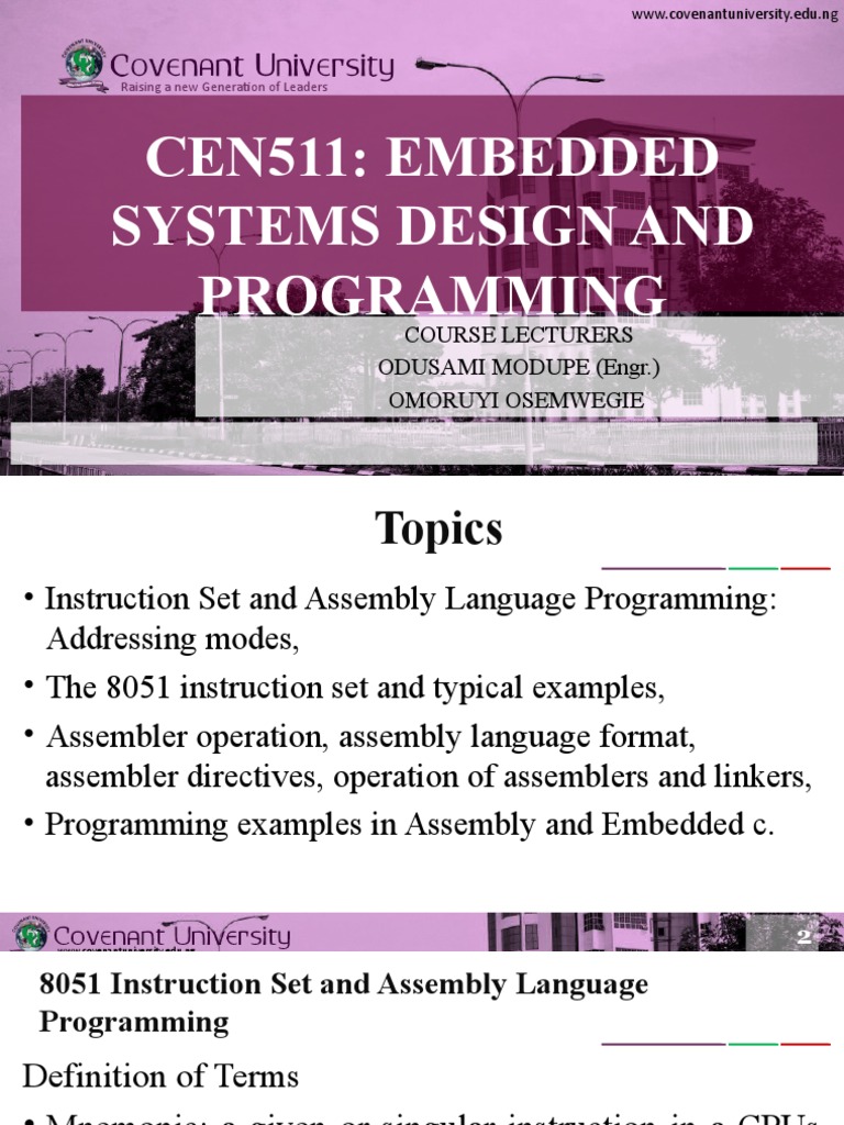 Module 2B | PDF | Assembly Language | Digital Electronics