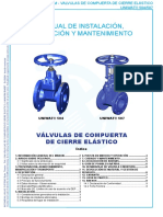 Valvulas de Compuerta de Cierre Elastico-504 507-Uniwat-Manual de Instalacion-Sp-Iom01