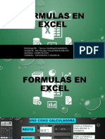 Formulas en Excel