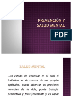 Prevención y Salud Mental