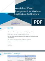 Essentials of Cloud Management For Modern Application Architecture Slide