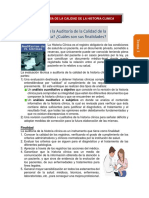 Auditoria Calidad Historias Clinicas PDF
