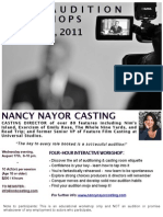 NNC Casting 2011 Audition Workshop 8.17.11 PDF