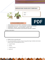 LKPD Reproduksi Vegetatif Tumbuhan: A. Tujuan Pembelajaran