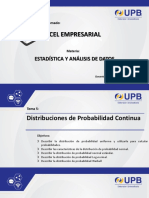 Tema 5 - Distribución de Probabilidad Continua