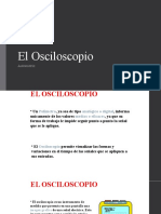 El Osciloscopio