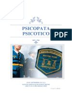 Psicopata VS Psicotico