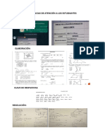 Evidencias de Atención A Los Estudiantes Examen