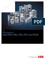 Softstarters: Type PSR, PSS, Pse, PST and PSTB