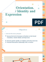 Sexual Orientation Gender Identity and Expression