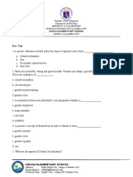 Pre and Post Test