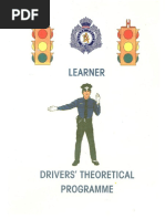 Learner Driver Manual | PDF | Driver's License | Traffic