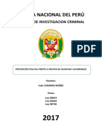 Policia Nacional Del Perú: Escuela de Investigacion Criminal