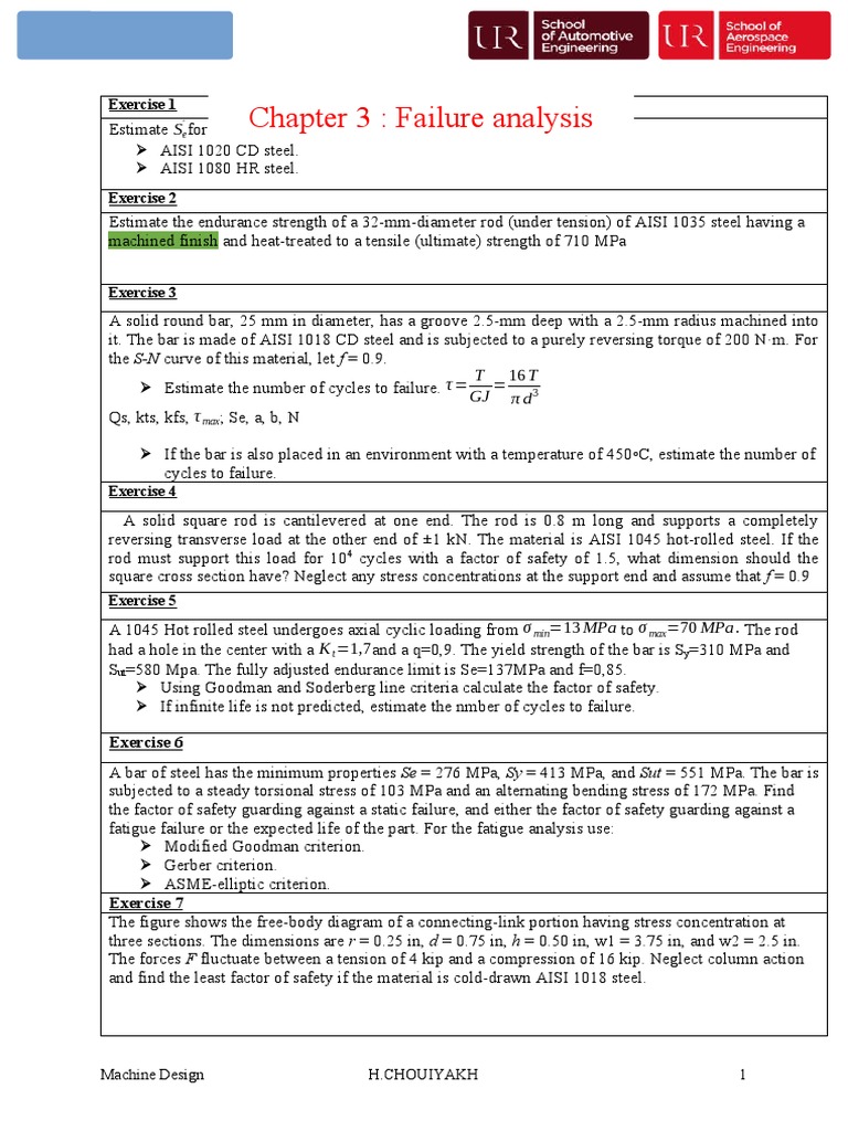 Tutorial 3 Failure Analysis PDF
