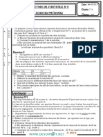 Devoir de Contrôle N°3 - Sciences Physiques - 2ème Sciences (2012-2013) MR Mesrati Ali