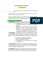 Análisis de Área Económico Financiero