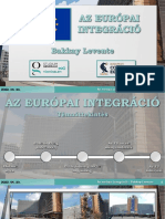 Az Európai Integráció És Az Európai Unió Intézményrendszere