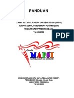 Panduan Teknis Lomba Mapsi Kab Tahun 2022 - MGMP Pai SMP Kab. Rembang