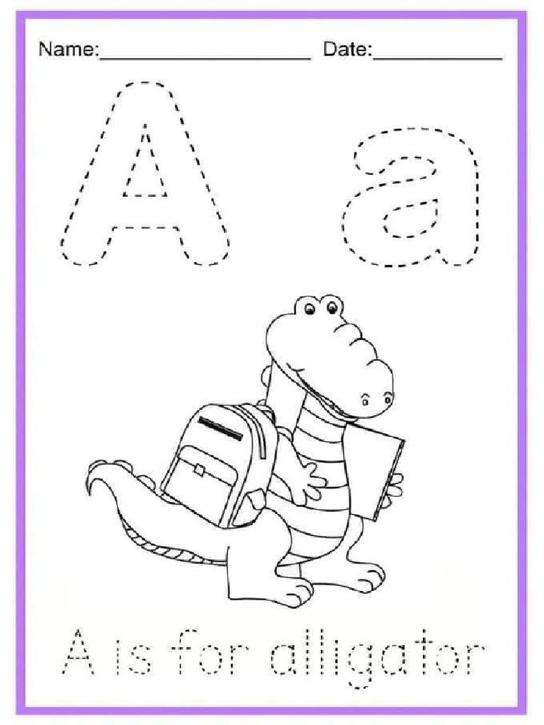 Alphabet Workbook PDF