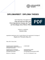 Diplomarbeit / Diploma Theses