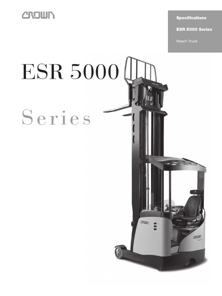Crown Esr 5000 | PDF | Elevator | Truck