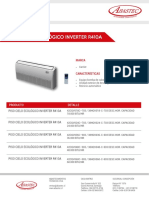 PISO CIELO ECOLÓGICO INVERTER R410A Carrier