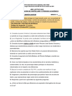 Nivelación de 3 Periodo Castellano 9° 2022