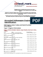 Aircooled Volkswagen Engine Identification - VW Parts For Aircooled Volkswagens