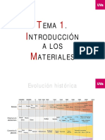 Tema 1. Introducción A Los Materiales. 20-21