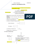 Matrices y Determinantes