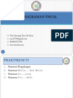 Praktikum Vi Pemrograman Visual Tyas PV 2020