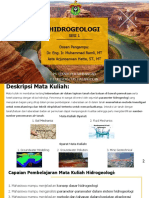 Hidrogeologi Sesi 1: Konsep Dasar dan Siklus Hidrologi