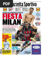Gazzetta Dello Sport 29 Juillet 1971 - Sampdoria, Bortolotti, Milan-Juventus - Original
