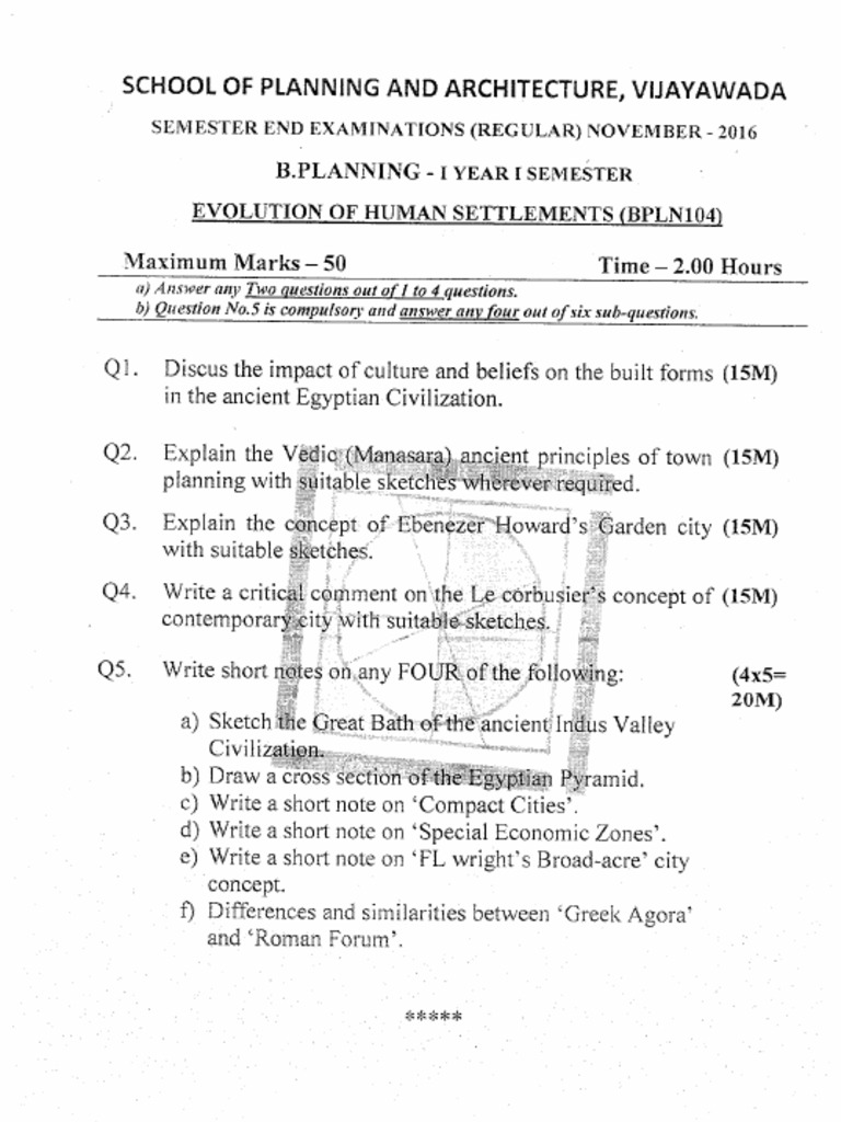 Evolution of Human Settlements | PDF