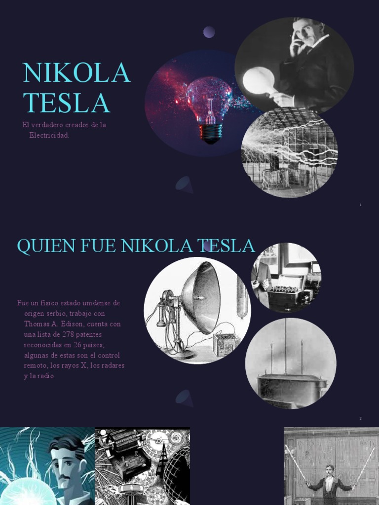 Inventos y legado de Nikola Tesla | PDF | Nikola Tesla | Thomas Edison