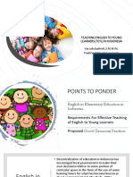 Meeting 2 - TEYL in Indonesian Context