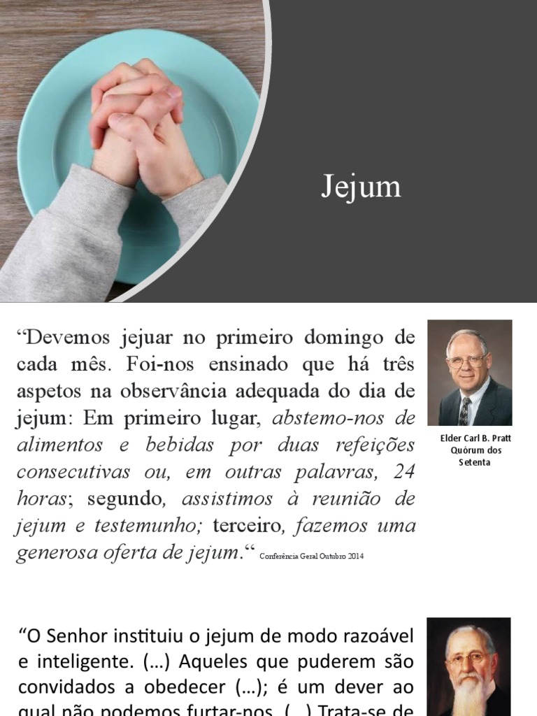 Aula 5 Domingo Jejum Pdf Jejum Oração