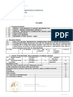 Fisa de Disciplina - ENG - Reumatologie - 2019 - 2020