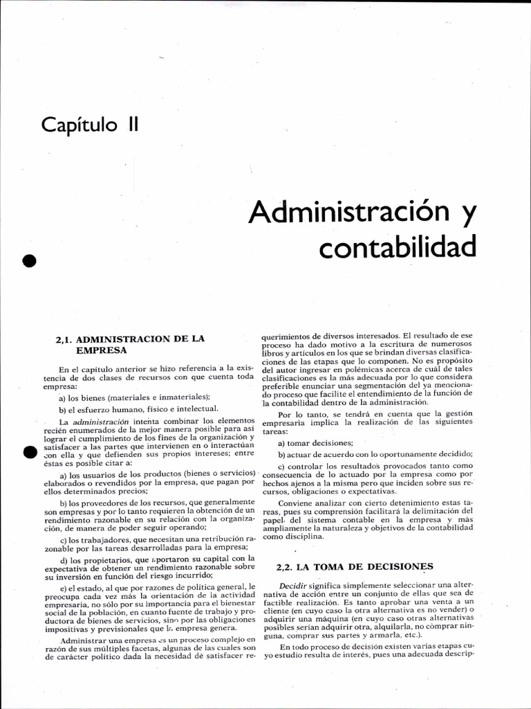 Tema 2 Administración Y Contabilidad Pdf