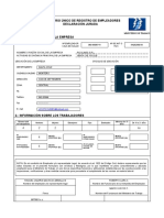 Llenado de Declaracion Jurada