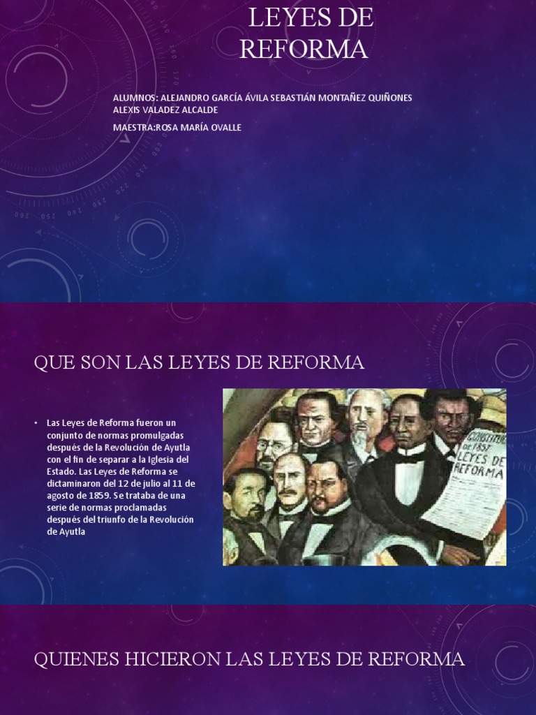 Leyes de Reforma PDF