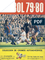Futbol 1979-1980 (Cromo Crom)