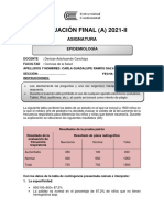 Evaluacion Final A Epidemiologia 2021 - II