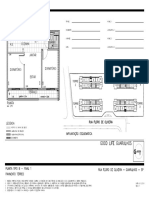 Planta baixa de residência multifamiliar com áreas comuns